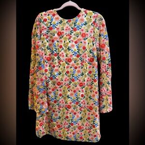 ANTONIO MELANI Floral Multicolor Midi Dress